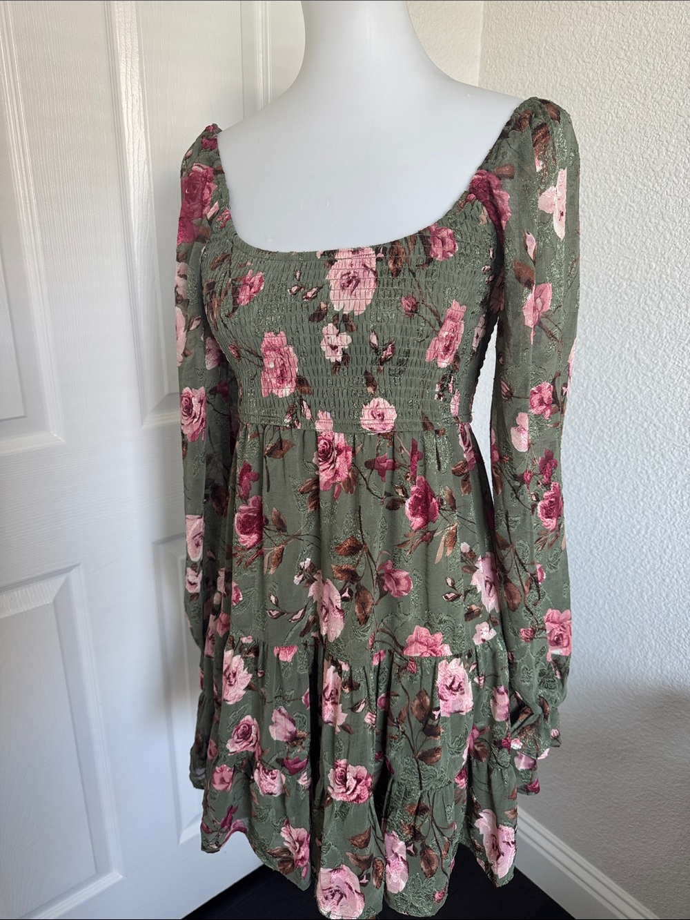 New fall bell sleeve dress